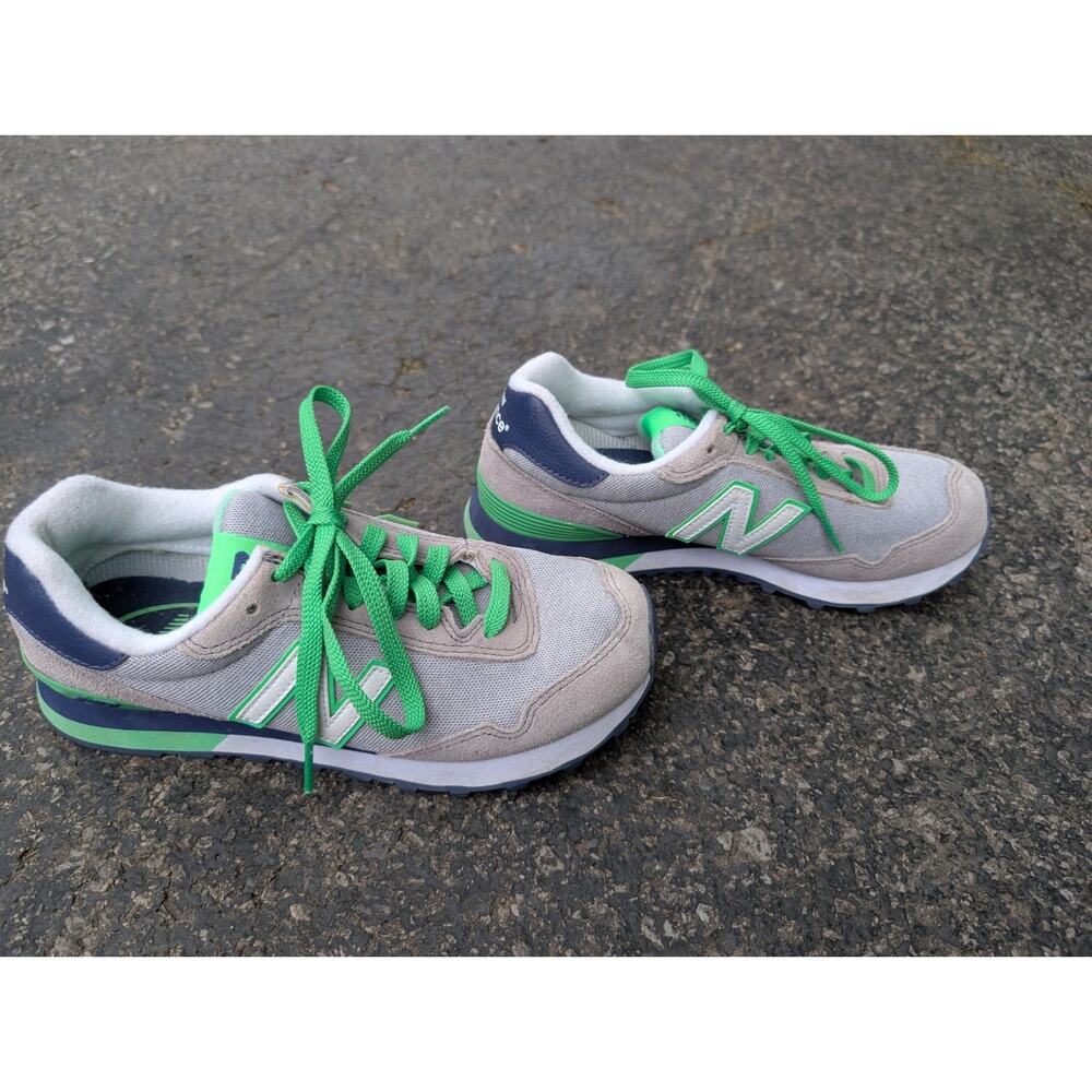 New Balance Gray and Green Women's Sneakers